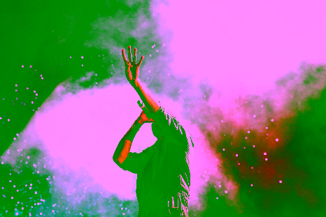 Photo d'un chanteur en concert